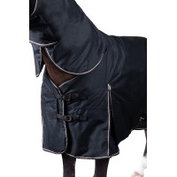 Coperta da esterno con copricollo Glasgow 100 g pony Horze Blu scuro