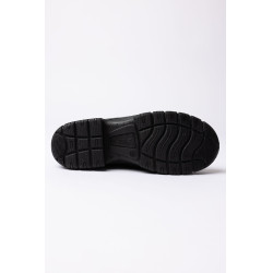 Stivaletti Jodhpur Horze Cornwall in pelle foderati in lana Nero