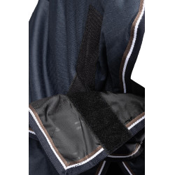 Coperta da esterno con collo integrato Horze Glasgow 300 g Mirtillo Grigio