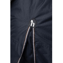 Coperta da esterno con collo integrato Horze Glasgow 300 g Mirtillo Grigio