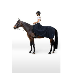 Copri groppa in pile 2-in-1 Horze Marina Blu marino