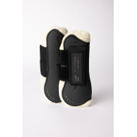 Ghette con finta pelliccia Horze Armour Airflow Nero