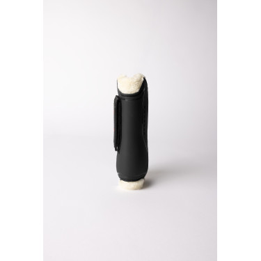 Ghette con finta pelliccia Horze Armour Airflow Nero