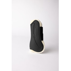 Ghette con finta pelliccia Horze Armour Airflow Nero