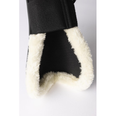 Ghette con finta pelliccia Horze Armour Airflow Nero