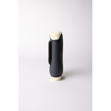 Ghette con finta pelliccia Horze Armour Airflow Marina Blu marino