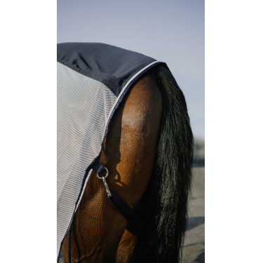 Coperta Equithème Flycool Marino / bianco Blu