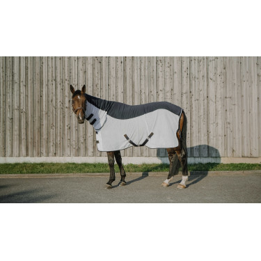 Coperta Equithème Flycool Combo Marino / bianco Blu