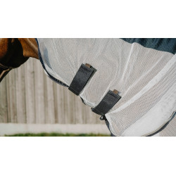 Coperta Equithème Flycool Combo Marino / bianco Blu