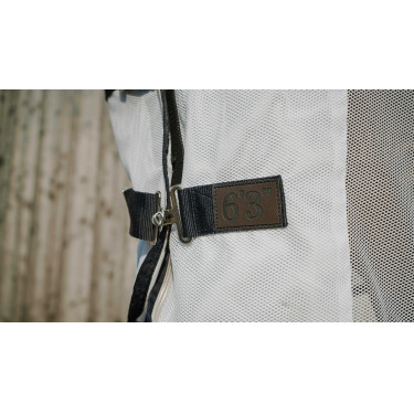 Coperta Equithème Flycool Combo Marino / bianco Blu