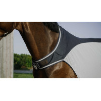 Coperta per giostra Equithème Flycool Marino / bianco Blu