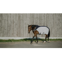 Coperta per giostra Equithème Flycool Marino / bianco Blu