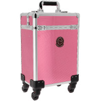 Cassetta per toelettatura con ruote Je t’aime Equithème Rosa / argento Cassetta per toelettatura con ruote Je t’aime Equithème Rosa / argento