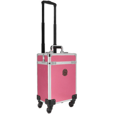 Cassetta per toelettatura con ruote Je t’aime Equithème Rosa / argento