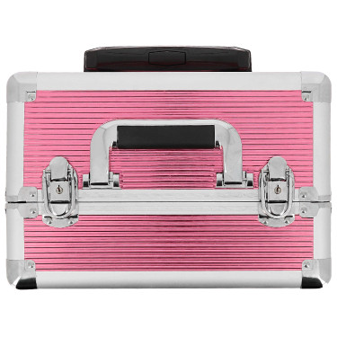 Cassetta per toelettatura con ruote Je t’aime Equithème Rosa / argento