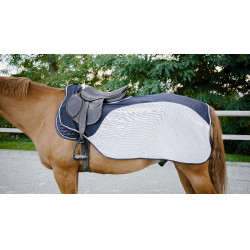 Coprireni Equithème Flycool Marino / bianco Blu