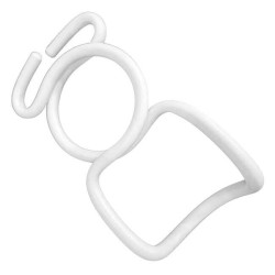 Scheda con clip Hippotonic Bianco