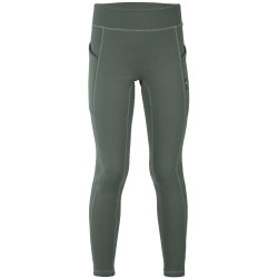 Leggings foderati in pile Riding World Volga per bambini Grigio verde