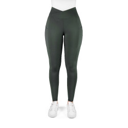 Leggings Equithème Fanny donna Kaki