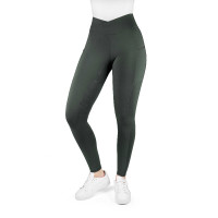 Leggings Equithème Fanny donna Kaki