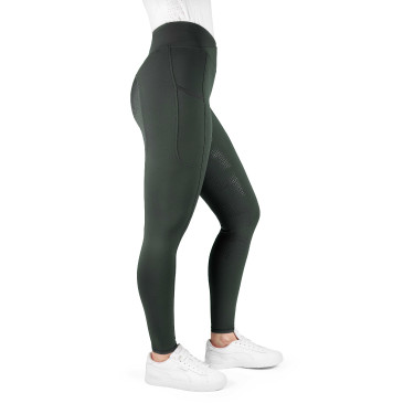 Leggings Equithème Fanny donna Kaki