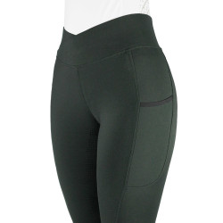 Leggings Equithème Fanny donna Kaki