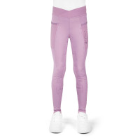 Leggings Flora Bambina Je T'aime Equithème Malva Viola Leggings Flora Bambina Je T'aime Equithème Malva Viola