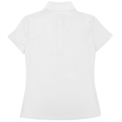 Polo da concorso Equithème Suzanne donna Bianco