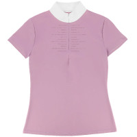 Polo da concorso Equithème Suzanne donna Bianco