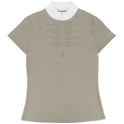 Polo da concorso Equithème Suzanne donna Talpa Marrone