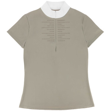 Polo da concorso Equithème Suzanne donna Talpa Marrone