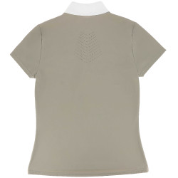 Polo da concorso Equithème Suzanne donna Talpa Marrone