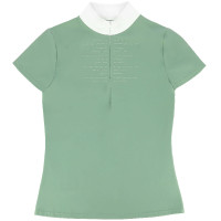 Polo da concorso Equithème Suzanne donna Bianco