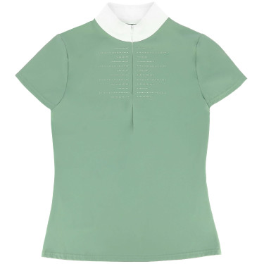Polo da concorso Equithème Suzanne donna Verde chiaro