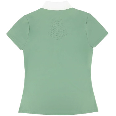 Polo da concorso Equithème Suzanne donna Verde chiaro Polo da concorso Equithème Suzanne donna Verde chiaro