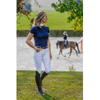 Polo da concorso senza maniche Equithème Judith donna Bianco