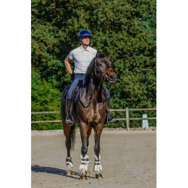 Polo da concorso Equithème Chris uomo Bianco