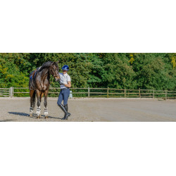 Polo da concorso Equithème Chris uomo Bianco