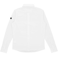 Polo da concorso a maniche lunghe Equithème Milan uomo Bianco