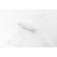 Polo da concorso a maniche lunghe Equithème Milan uomo Bianco