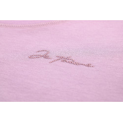 T-shirt bambino e junior Ti amo Equithème Bonnie Malva Viola