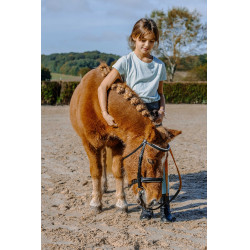 T-shirt bambino e junior Ti amo Equithème Bonnie Verde / menta