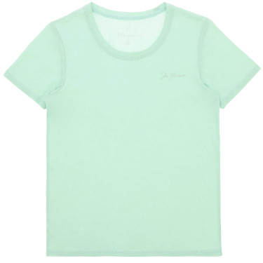 T-shirt bambino e junior Ti amo Equithème Bonnie Verde / menta