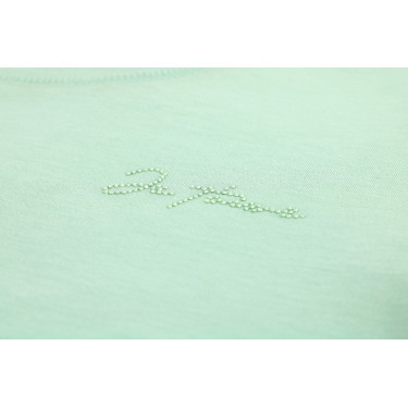 T-shirt bambino e junior Ti amo Equithème Bonnie Verde / menta