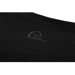 T-shirt Je t'aime Equithème Bonnie donna Nero