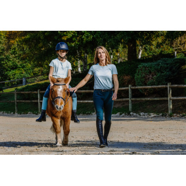 T-shirt Je t'aime Equithème Bonnie donna Verde / menta