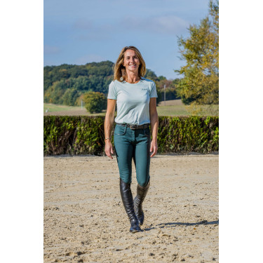 T-shirt Je t'aime Equithème Bonnie donna Verde / menta