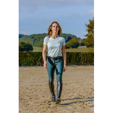 T-shirt Je t'aime Equithème Bonnie donna Verde / menta