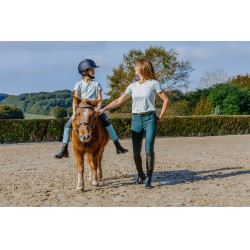 T-shirt Je t'aime Equithème Bonnie donna Verde / menta