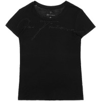 T-shirt Je t'aime Equithème Tessie donna Nero